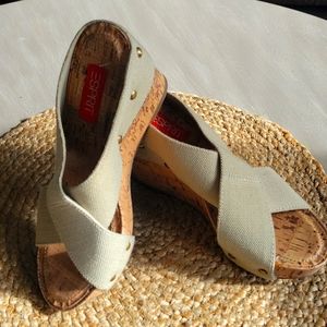 ESPIRIT Sz 7 Wedge Oceane In Box